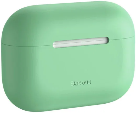Baseus Ultradun Siliconen Apple AirPods Pro Hoesje Groen afbeelding 2