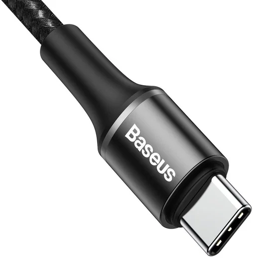 Baseus Halo Series Quick Charge USB-C naar USB-C Kabel 1m Zwart afbeelding 4