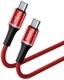 Baseus Halo Series Data Kabel USB-C Lichtgevende Kabel 2m Rood afbeelding 2