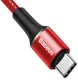 Baseus Halo Series Data Kabel USB-C Lichtgevende Kabel 2m Rood afbeelding 5
