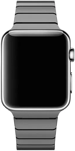 Apple Watch Bandje - 1-10/SE/Ultra 49/46/45/44/42MM - Schakelband RVS - Zwart afbeelding 2