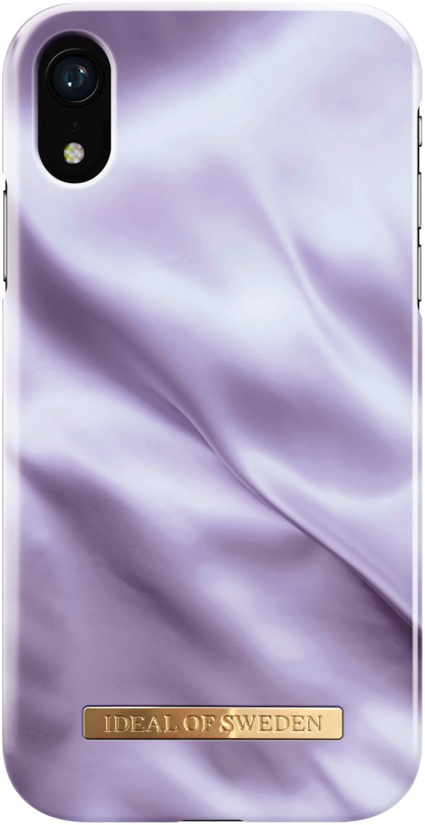iDeal of Sweden iPhone XR Fashion Hoesje Lavender Satin afbeelding 1