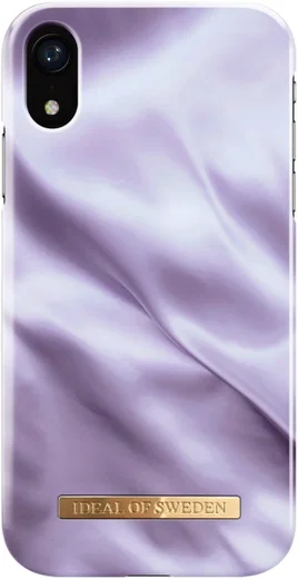 iDeal of Sweden iPhone XR Fashion Hoesje Lavender Satin afbeelding 1