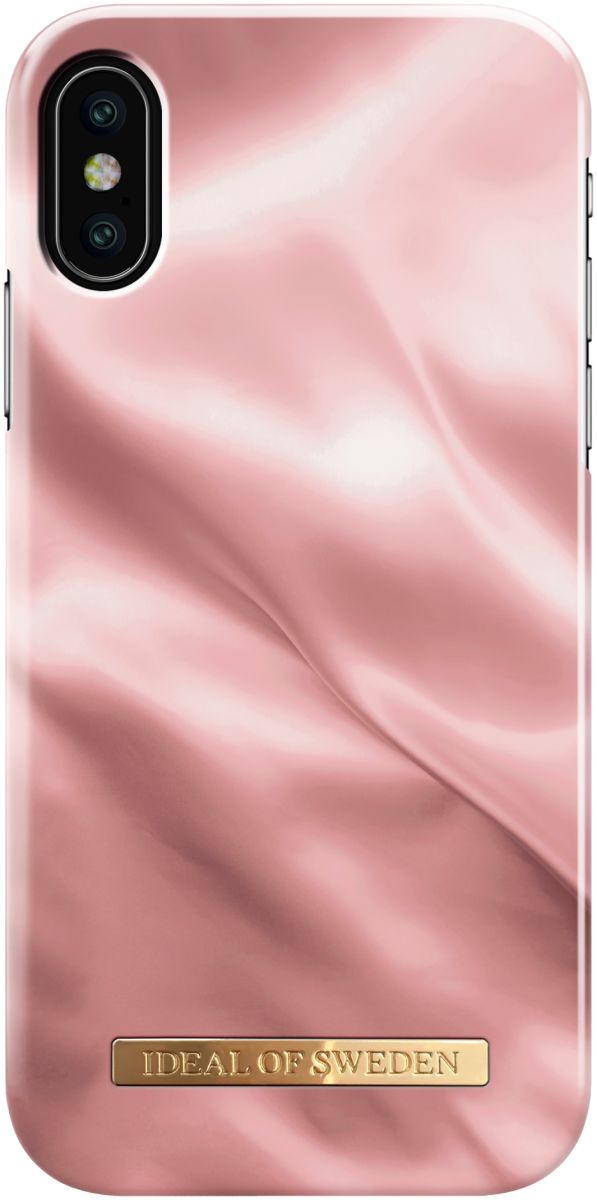 iDeal of Sweden iPhone XS / X Fashion Hoesje Rose Satin afbeelding 1