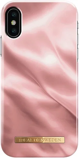 iDeal of Sweden iPhone XS / X Fashion Hoesje Rose Satin afbeelding 1