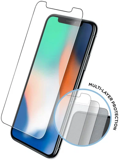 Eiger Tri Flex iPhone 11 / XR Display Folie Screenprotector (2-Pack) afbeelding 2