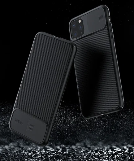 Nillkin CamShield iPhone 11 Pro Max Hoesje met Camera Slider Zwart afbeelding 9