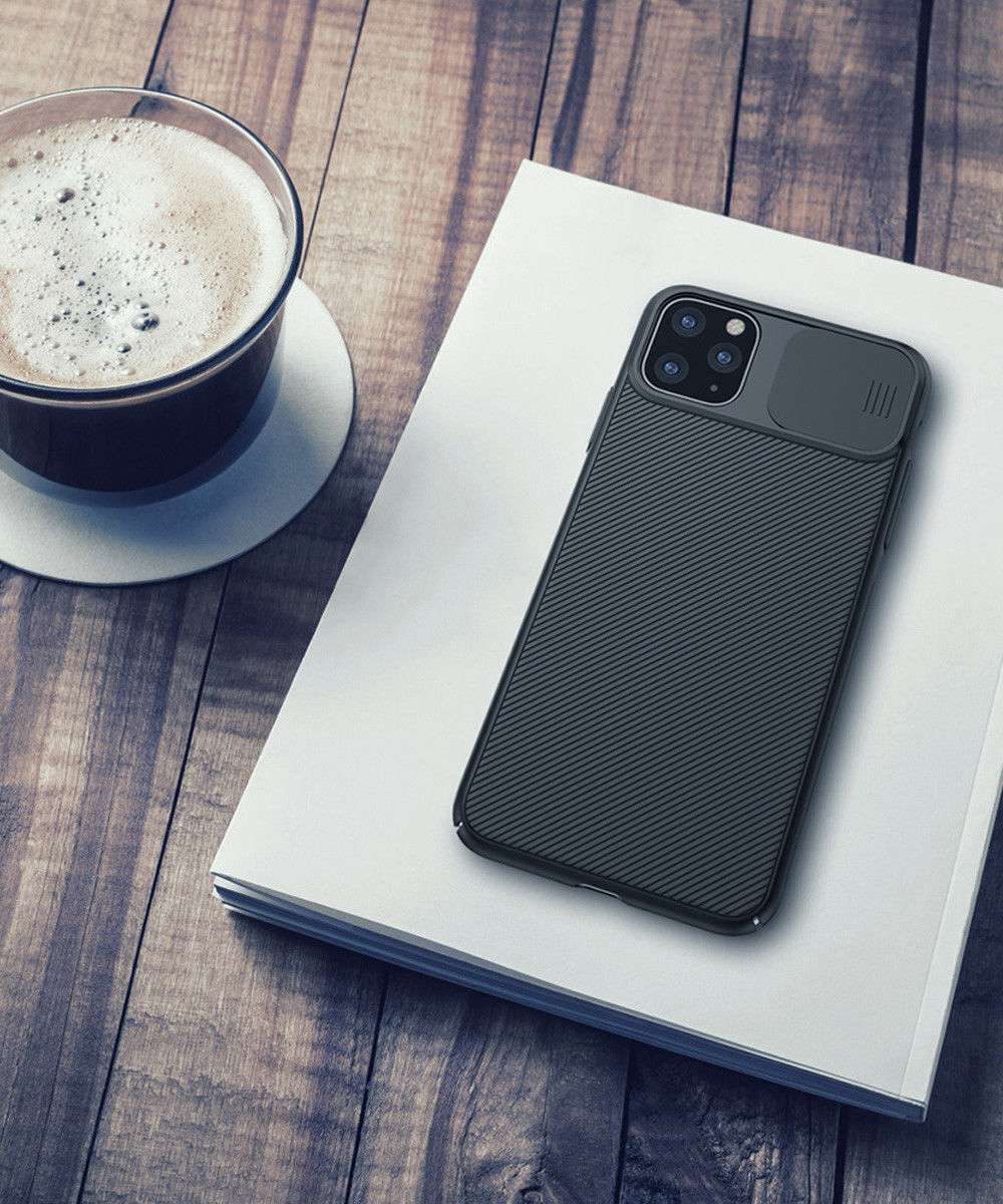 Nillkin CamShield iPhone 11 Pro Max Hoesje met Camera Slider Zwart afbeelding 10