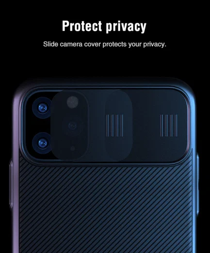 Nillkin CamShield Apple iPhone 11 Hoesje met Camera Slider Zwart afbeelding 2