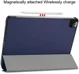 Apple iPad Pro 12.9 2018 / 2020 Tri-Fold Flip Case Blauw afbeelding 7