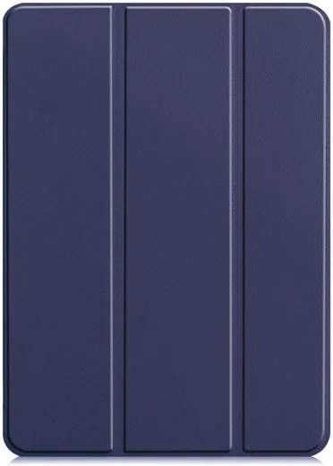 Apple iPad Pro 12.9 2018 / 2020 Tri-Fold Flip Case Blauw afbeelding 3