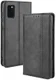 Samsung Galaxy A41 Vintage Portemonnee Hoesje Zwart afbeelding 2