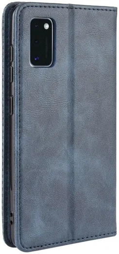 Samsung Galaxy A41 Vintage Portemonnee Hoesje Blauw afbeelding 6