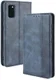 Samsung Galaxy A41 Vintage Portemonnee Hoesje Blauw afbeelding 2