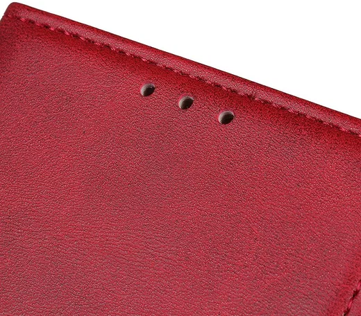 Sony Xperia 10 II Matte Portemonnee Hoesje Rood afbeelding 11