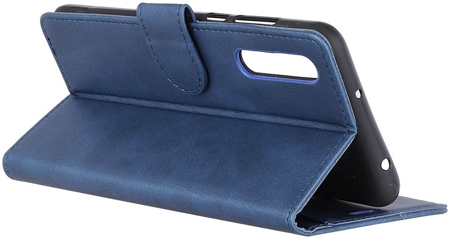 Sony Xperia 10 II Matte Portemonnee Hoesje Blauw afbeelding 5