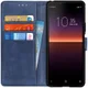 Sony Xperia 10 II Matte Portemonnee Hoesje Blauw afbeelding 1