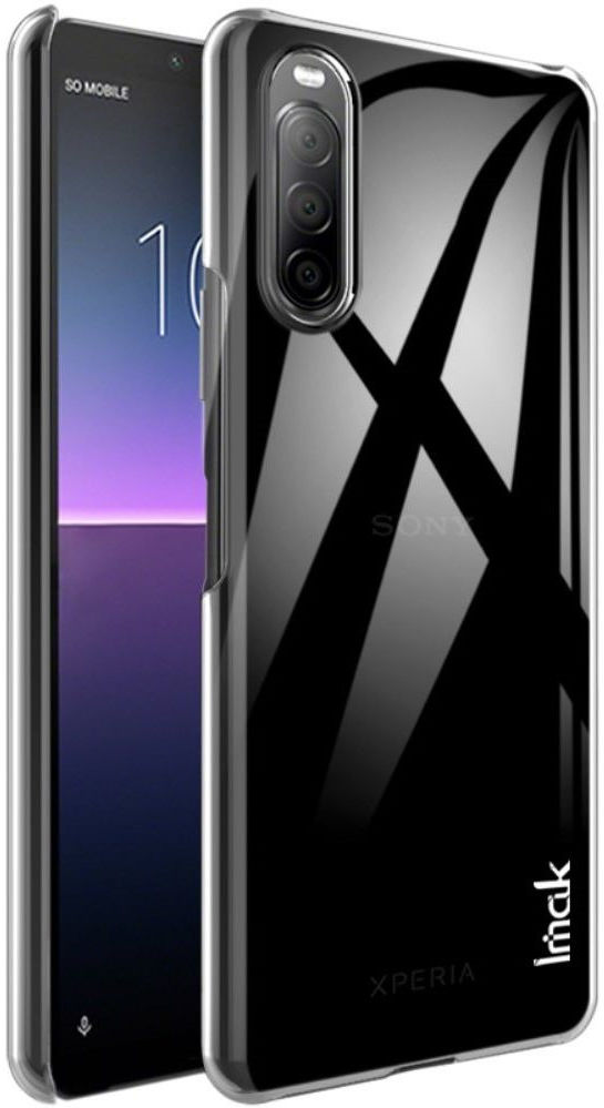 IMAK Crystal II Pro+ Sony Xperia 10 II Hoesje met Screenprotector afbeelding 2