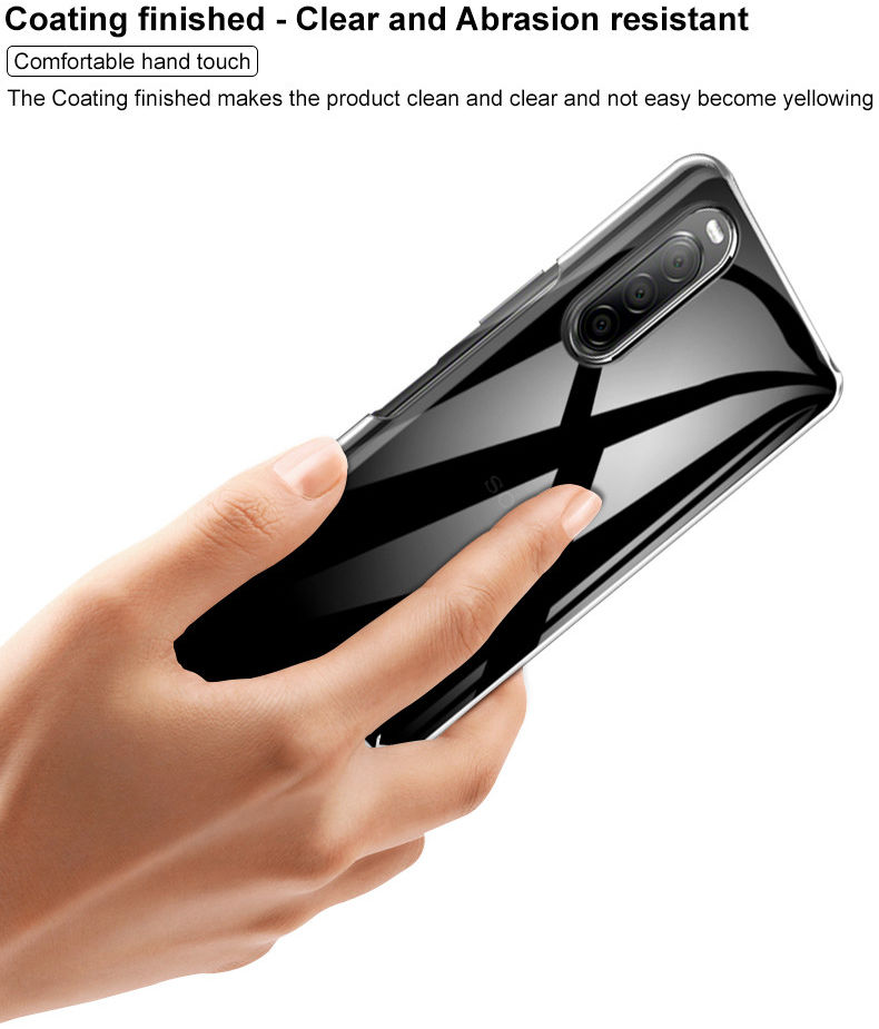 IMAK Crystal II Pro+ Sony Xperia 10 II Hoesje met Screenprotector afbeelding 7