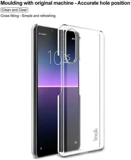 IMAK Crystal II Pro+ Sony Xperia 10 II Hoesje met Screenprotector afbeelding 8