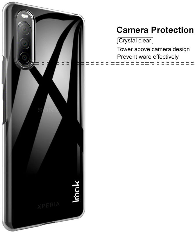 IMAK Crystal II Pro+ Sony Xperia 10 II Hoesje met Screenprotector afbeelding 10