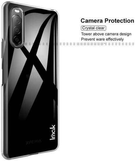 IMAK Crystal II Pro+ Sony Xperia 10 II Hoesje met Screenprotector afbeelding 10