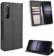 Sony Xperia 1 II Vintage Portemonnee Hoesje Zwart afbeelding 7