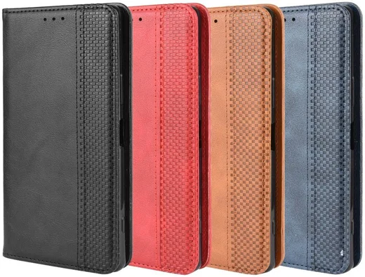 Sony Xperia 1 II Vintage Portemonnee Hoesje Zwart afbeelding 12
