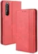 Sony Xperia 1 II Vintage Portemonnee Hoesje Rood afbeelding 2
