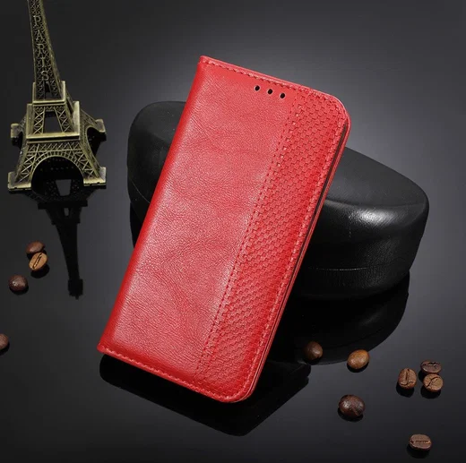 Sony Xperia 1 II Vintage Portemonnee Hoesje Rood afbeelding 12