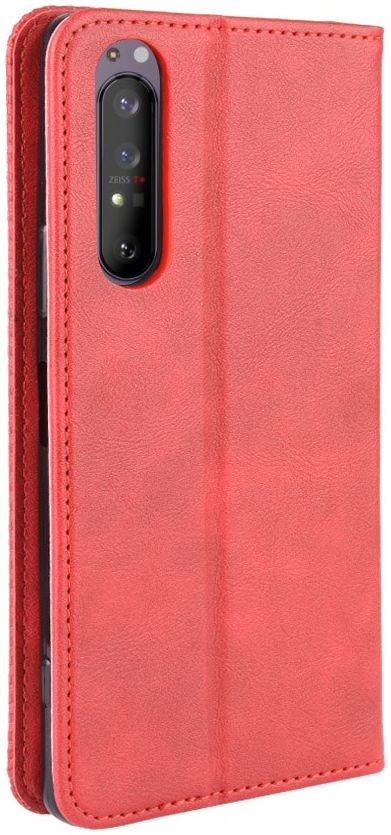 Sony Xperia 1 II Vintage Portemonnee Hoesje Rood afbeelding 5