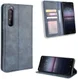 Sony Xperia 1 II Vintage Portemonnee Hoesje Blauw afbeelding 7