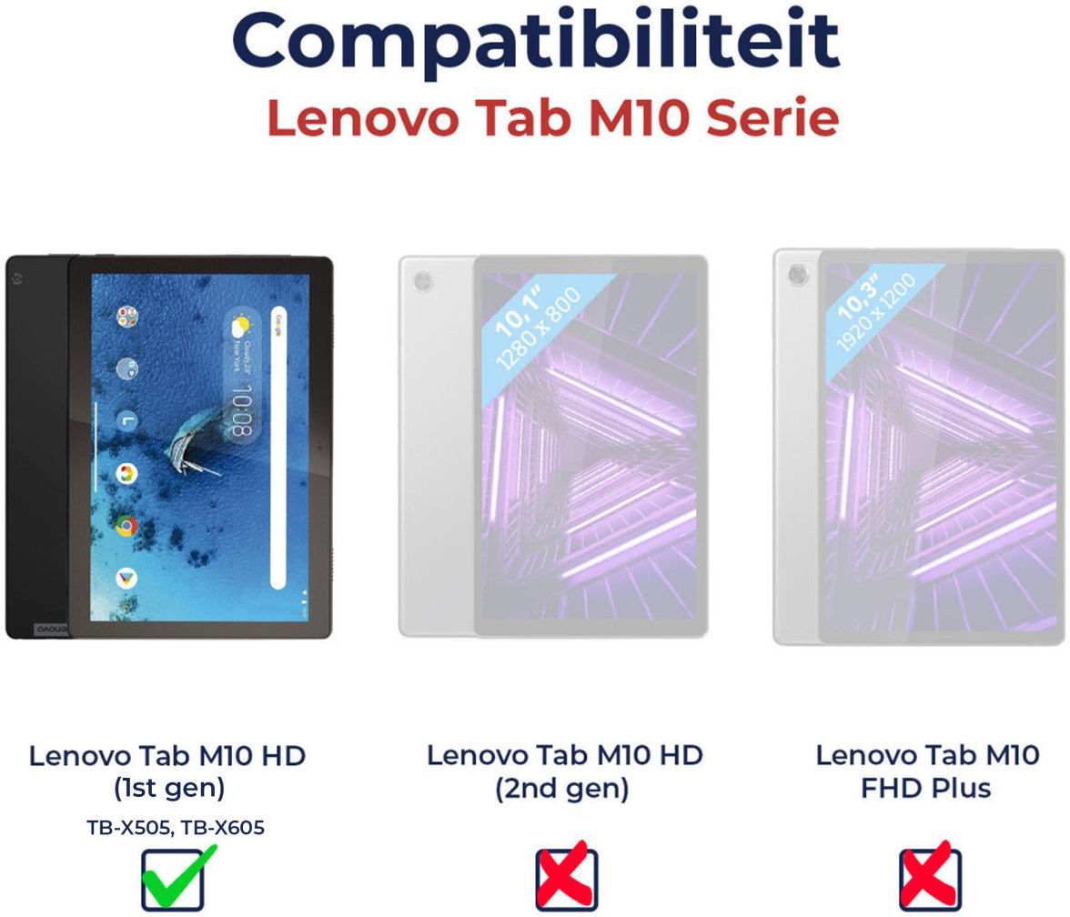 Lenovo Tab M10 (HD) Gen 1 TPU Hoes Transparant afbeelding 7