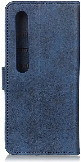 Xiaomi Mi 10 (Pro) Book Case Matte Portemonnee Hoesje Blauw afbeelding 6