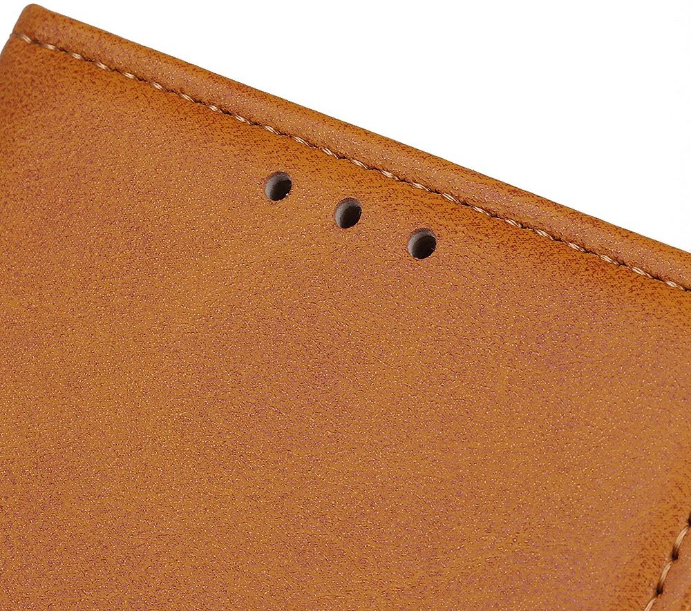 Xiaomi Mi 10 (Pro) Book Case Matte Portemonnee Hoesje Bruin afbeelding 11