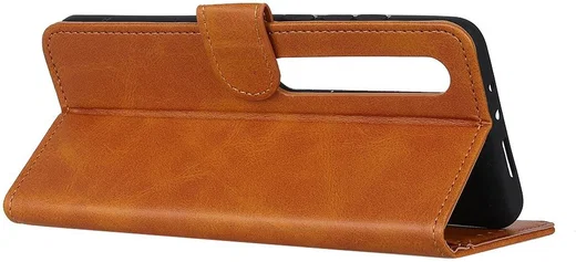 Xiaomi Mi 10 (Pro) Book Case Matte Portemonnee Hoesje Bruin afbeelding 8