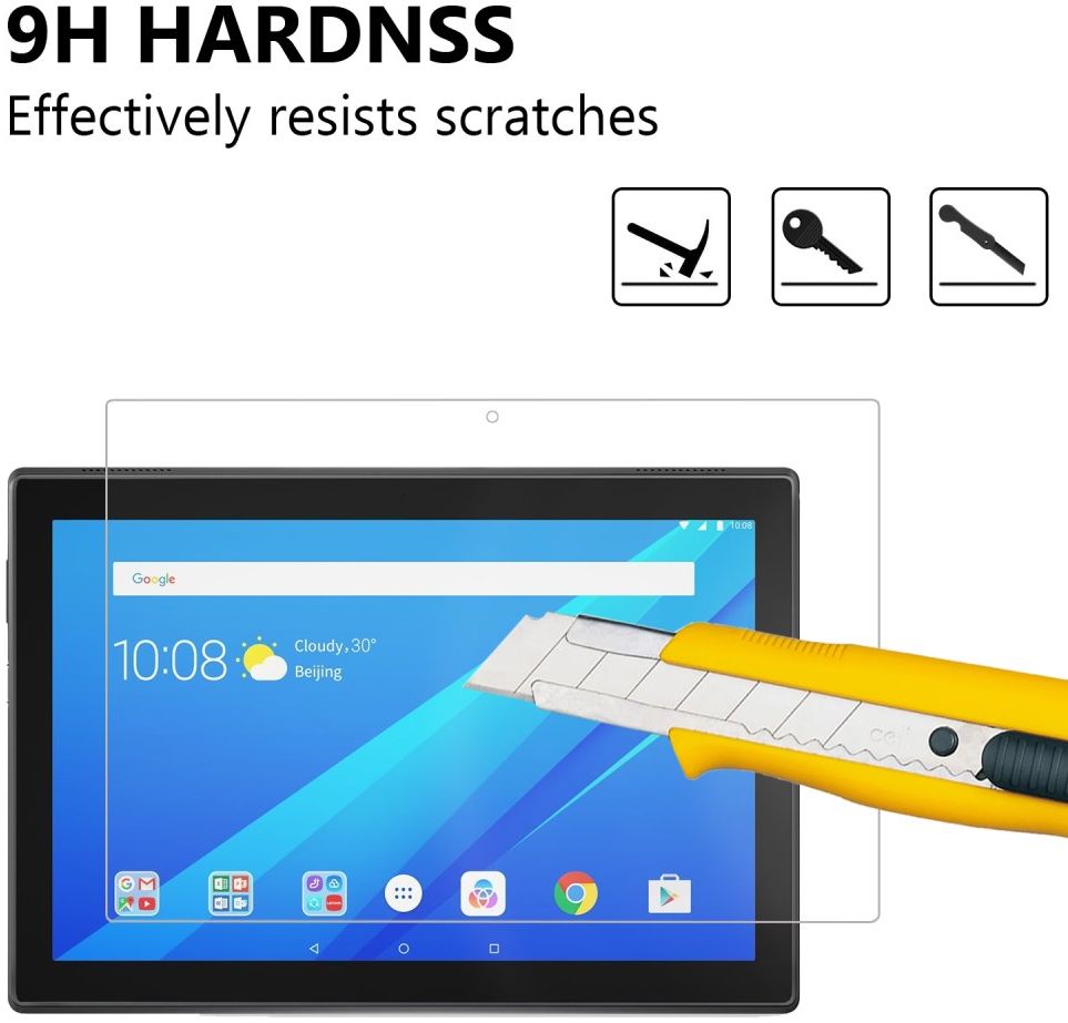 Lenovo Tab M10 (HD) Gen 1 9H Tempered Glass Screen Protector afbeelding 4