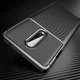 OnePlus 8 Geborsteld TPU Hoesje Zwart afbeelding 2