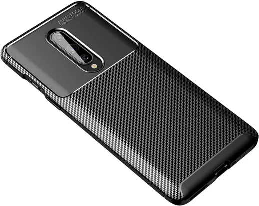 OnePlus 8 Geborsteld TPU Hoesje Zwart afbeelding 8
