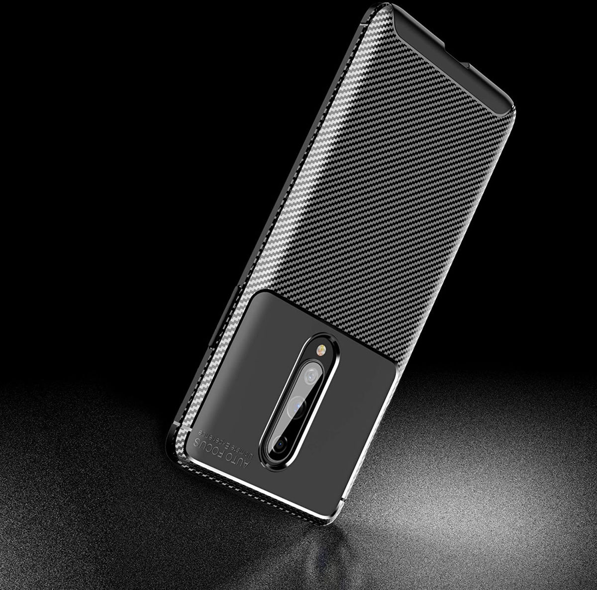 OnePlus 8 Geborsteld TPU Hoesje Blauw afbeelding 4