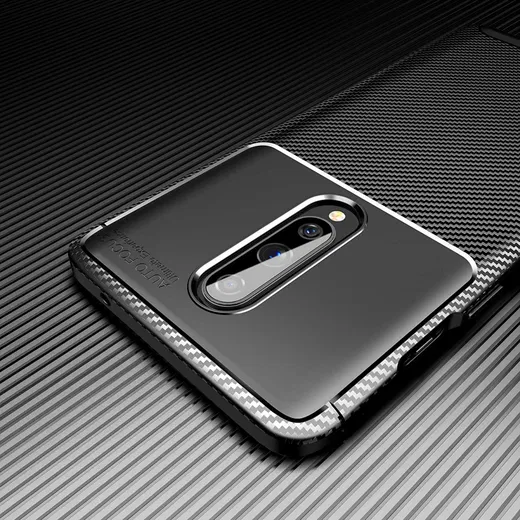 OnePlus 8 Geborsteld TPU Hoesje Blauw afbeelding 8