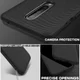 OnePlus 8 Twill Slim Texture TPU Hoesje Zwart afbeelding 8