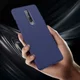 OnePlus 8 Twill Slim Texture TPU Hoesje Blauw afbeelding 4