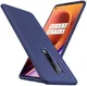 OnePlus 8 Pro Twill Slim Texture TPU Hoesje Blauw afbeelding 2
