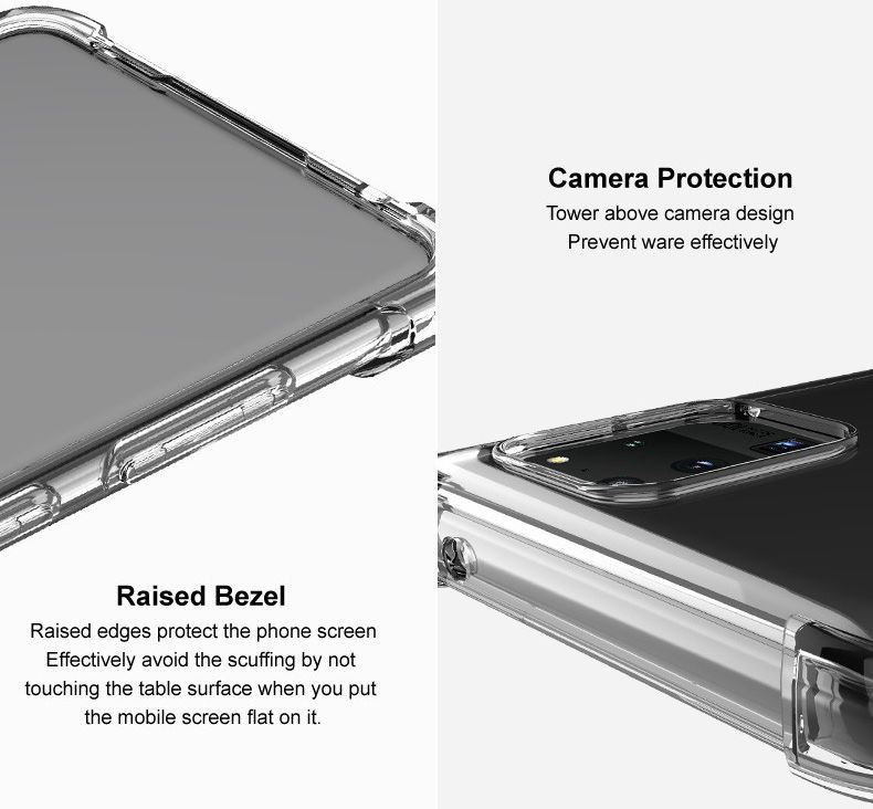 IMAK OnePlus 8 Hoesje Flexibel TPU met Screenprotector Transparant afbeelding 8