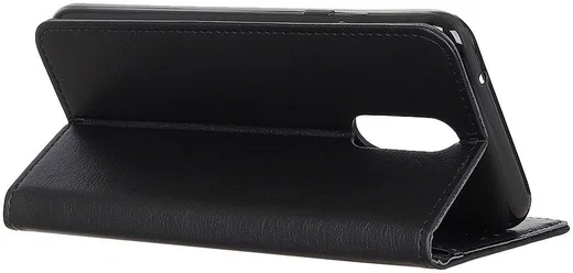 OnePlus 8 Litchi Skin Portemonnee Hoesje Zwart afbeelding 5