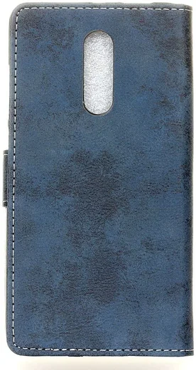 OnePlus 8 Vintage Portemonnee Stand Hoesje Blauw afbeelding 7