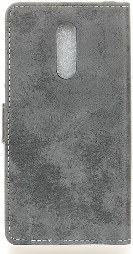 OnePlus 8 Vintage Portemonnee Stand Hoesje Grijs afbeelding 5