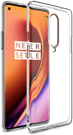 IMAK UX-5 Series OnePlus 8 Pro Hoesje Flexibel en Dun TPU Transparant afbeelding 2