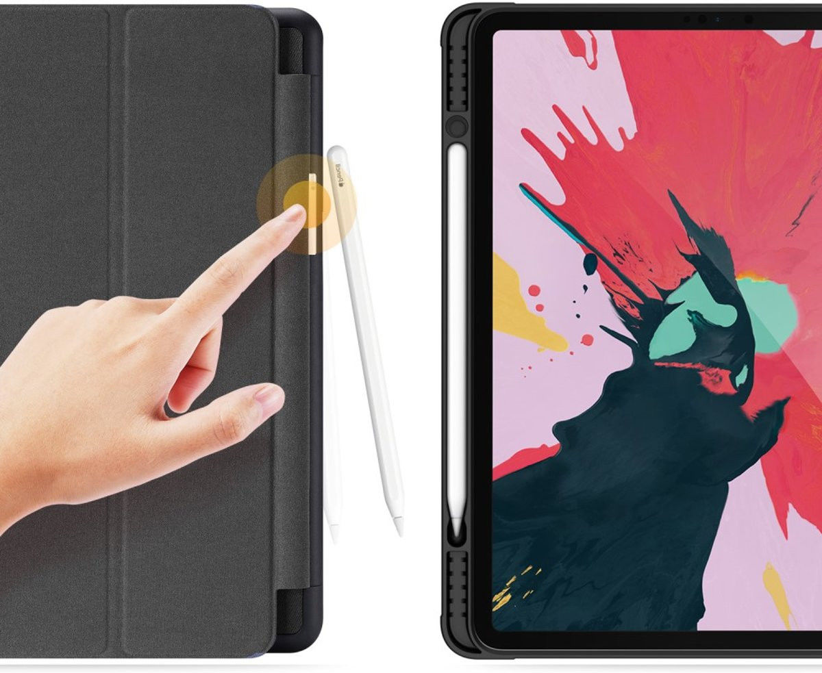 Dux Ducis Domo Series Apple iPad Pro 12.9 2018 / 2020 Tri-fold Roze afbeelding 5